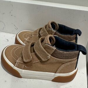 Old Navy Tan High-Top Kids Sneakers